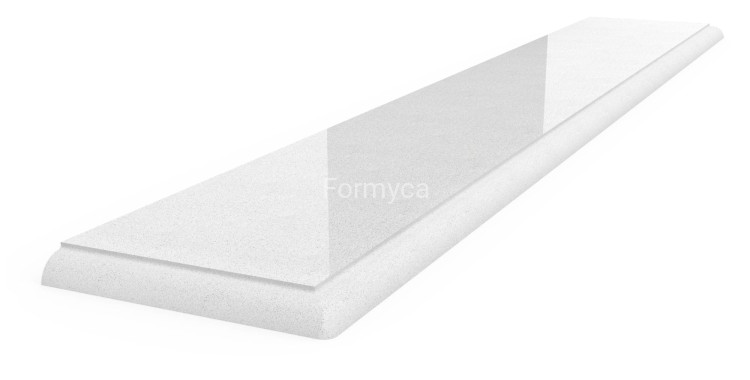 Bianco Carrara Navona nar. zaokrąglone 3cm 1000.jpg